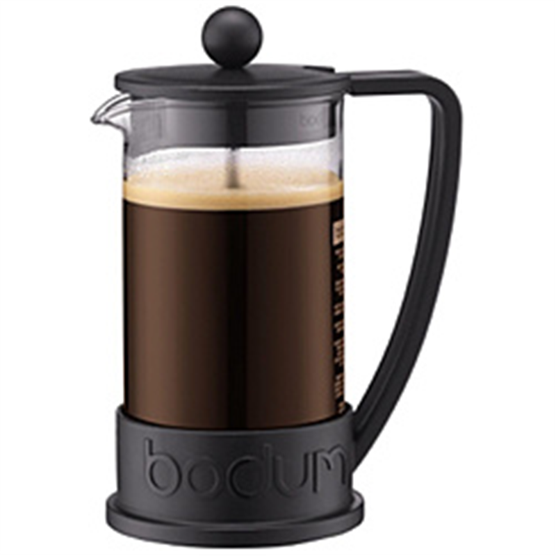 ボダム bodum フレンチプレスコーヒーメーカー 0.35L ブラジル ブラック 1094801 1個(ご注文単位1個)【直送品】