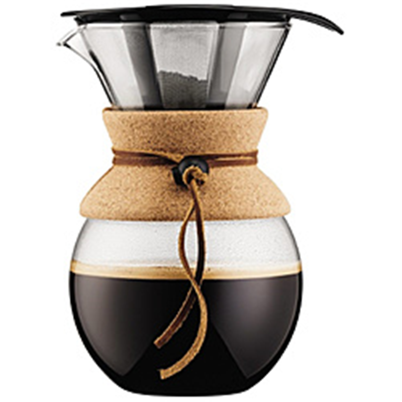 ボダム bodum ドリップ式コーヒーメーカー 1.0L プアオーバー ブラック 11571109GB 1個(ご注文単位1個)【直送品】