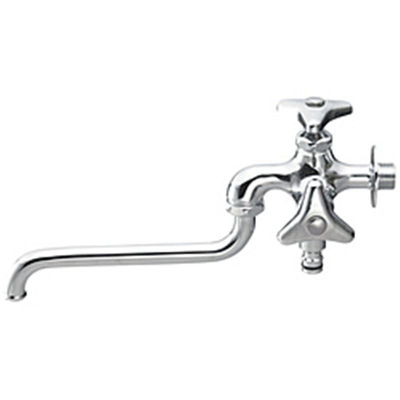 SANEI サンエイ SANEI 散水用二口自在水栓 E106V13 1個(ご注文単位1個)【直送品】