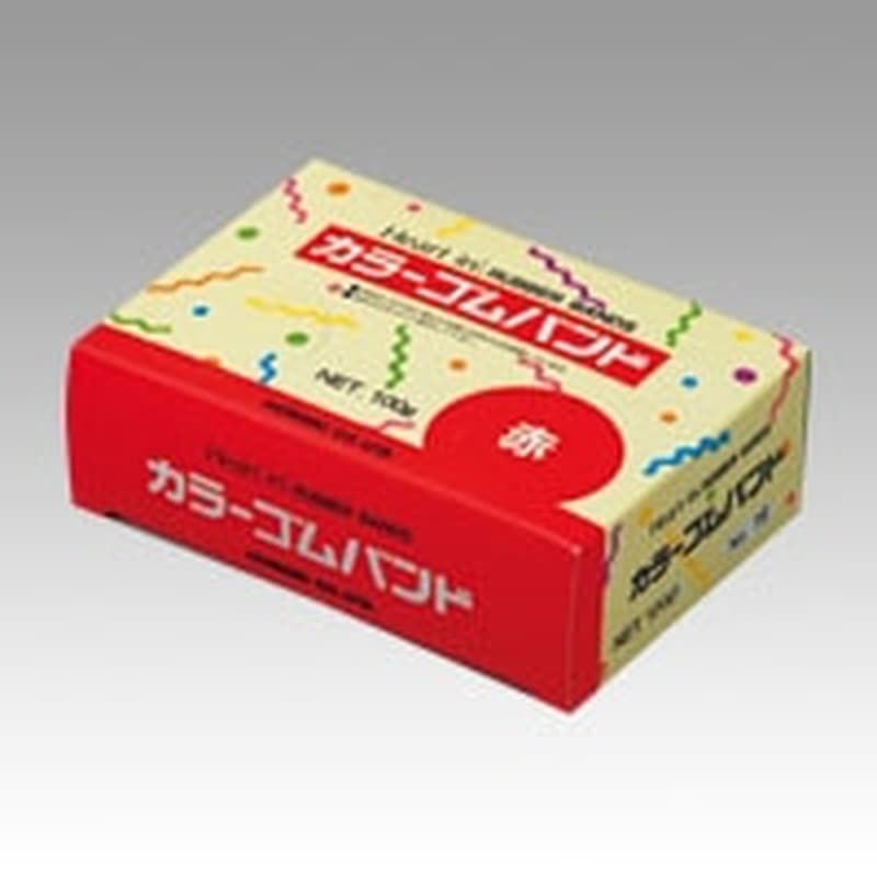 #16 100G アカ ハートインゴムバンド#16 100g 赤 1箱 (ご注文単位1箱)【直送品】