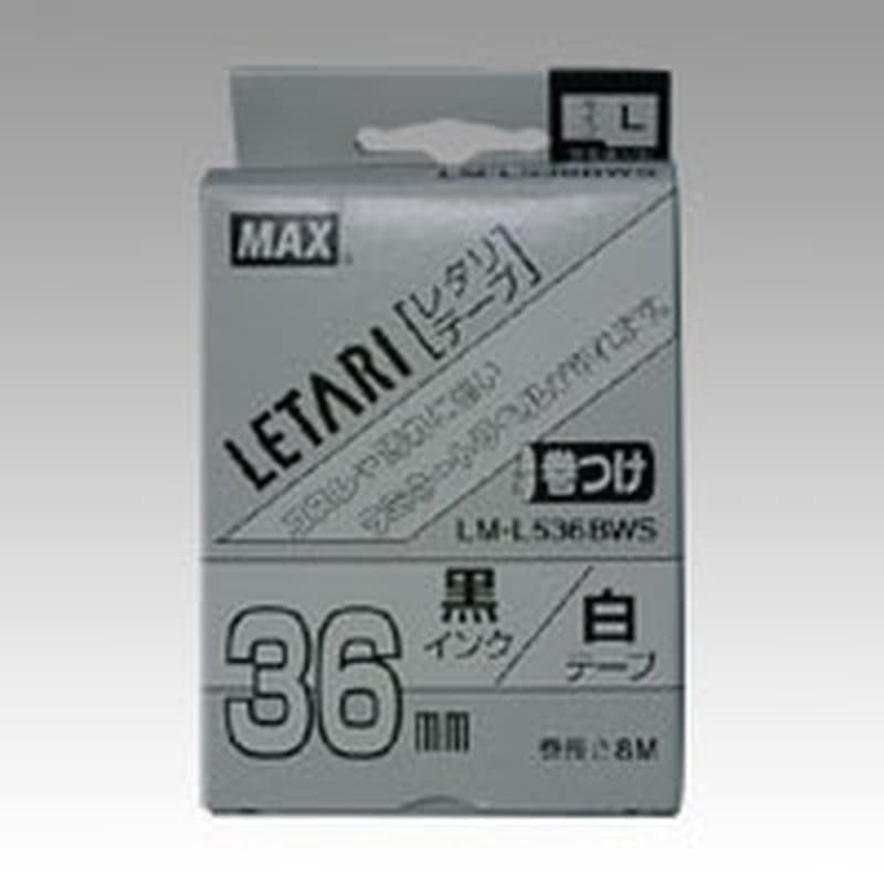 LM-L536BWS ビーポップミニ マーキング用巻つけテープ 1個 (ご注文単位1個)【直送品】