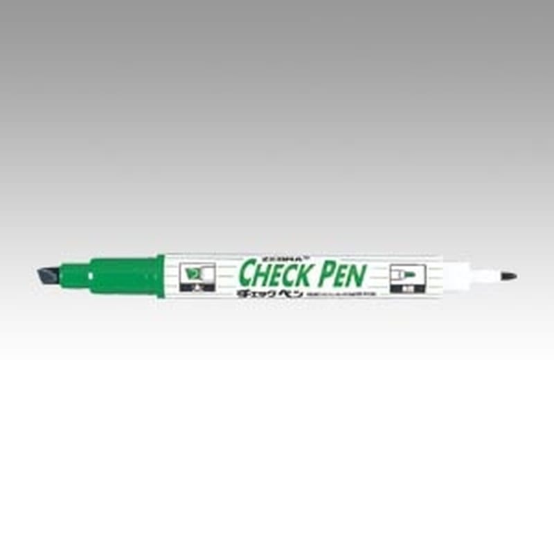 MW-151-CK-G 新　チェックペン　緑 1本 (ご注文単位1本)【直送品】