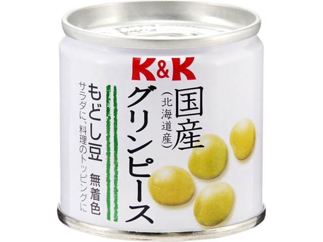 K&K国産グリンピース無着色85g※軽(ご注文単位6個)【直送品】
