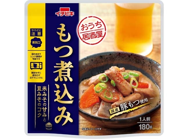 イチビキおうち居酒屋もつ煮込み180g※軽(ご注文単位10個)【直送品】