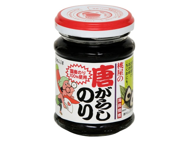 桃屋江戸むらさき唐辛子のり瓶105g※軽(ご注文単位12個)【直送品】