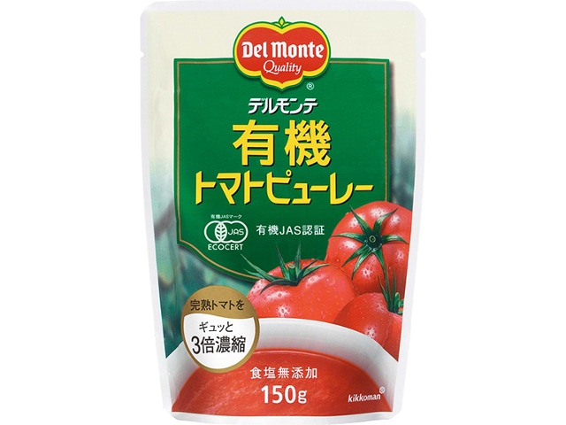 デルモンテ有機トマトピューレー150g※軽(ご注文単位12個)【直送品】