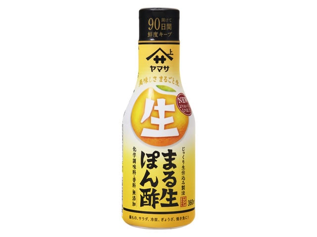 ヤマサまる生ぽん酢ソフトボトル360ml※軽(ご注文単位12個)【直送品】