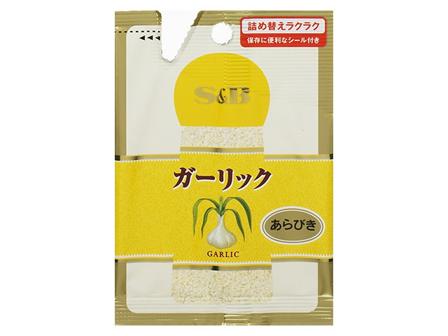 S&Bエスビーガーリックあらびき袋18g※軽(ご注文単位10個)【直送品】