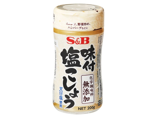 S&B味付塩こしょう化学調味料無添加200g※軽(ご注文単位5個)【直送品】