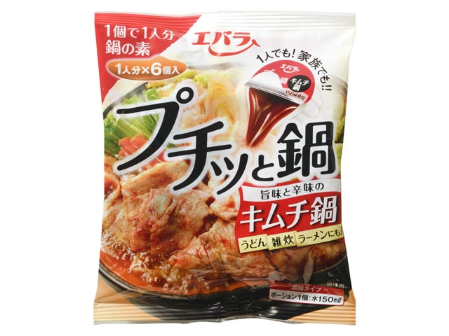 エバラプチッと鍋キムチ鍋23g6個 ※軽(ご注文単位12個)【直送品】