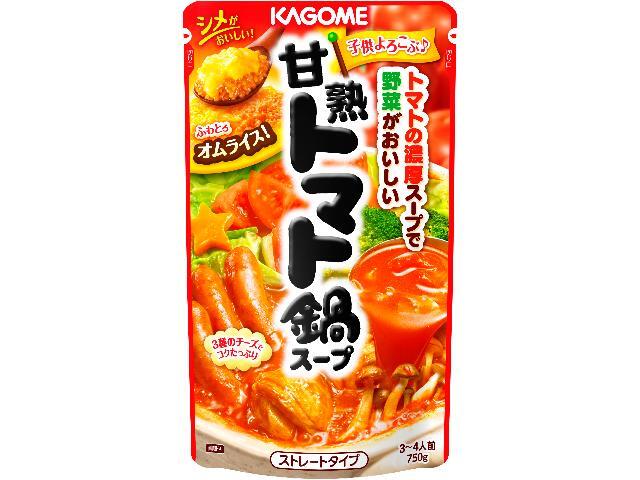 カゴメ甘熟トマト鍋スープ750g※軽(ご注文単位12個)【直送品】
