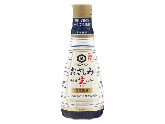 キッコーマンおさしみ生しょうゆ200ml※軽（ご注文単位6個）【直送品】