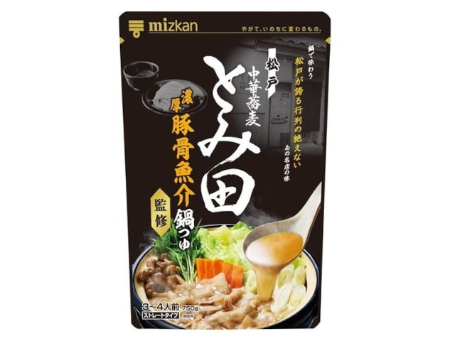 ミツカンとみ田監修濃厚豚骨魚介鍋つゆ750g※軽(ご注文単位12個)【直送品】