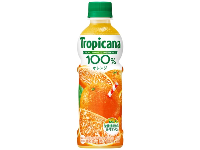 キリントロピカーナ100％オレンジ330ml※軽（ご注文単位24個）【直送品】