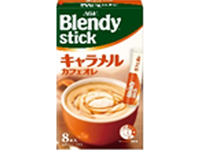 AGFブレンディスティックキャラメルラテ8本※軽(ご注文単位6個)【直送品】