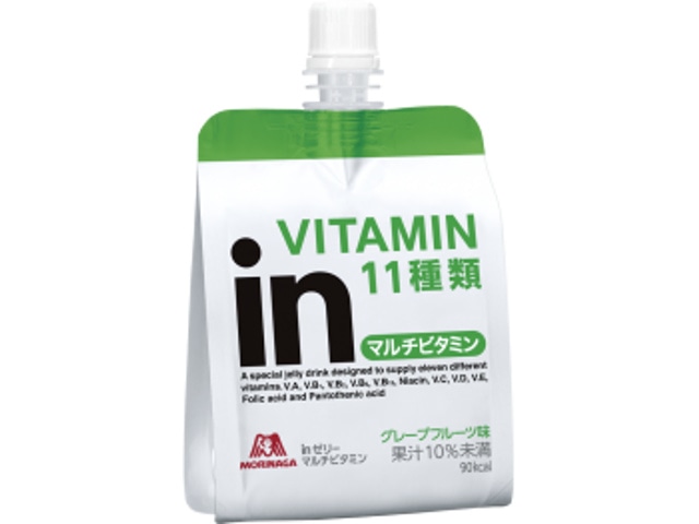 森永製菓inゼリーマルチビタミン180g※軽(ご注文単位6個)【直送品】