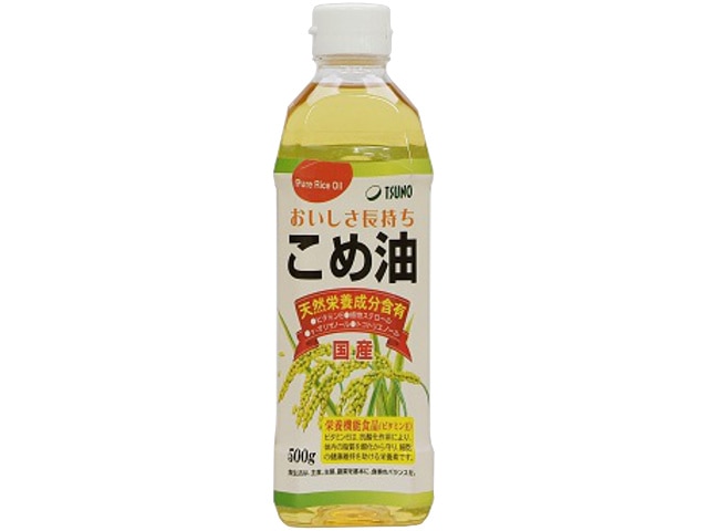 築野食品こめ油ペット500g※軽(ご注文単位12個)【直送品】