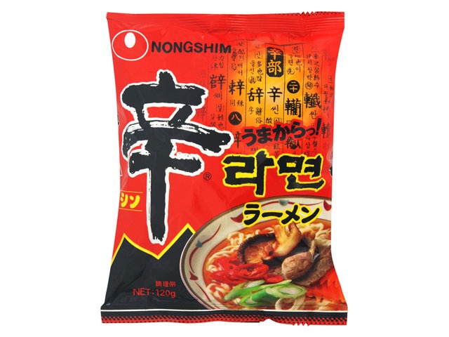 農心ジャパン辛ラーメン袋120g※軽(ご注文単位30個)【直送品】