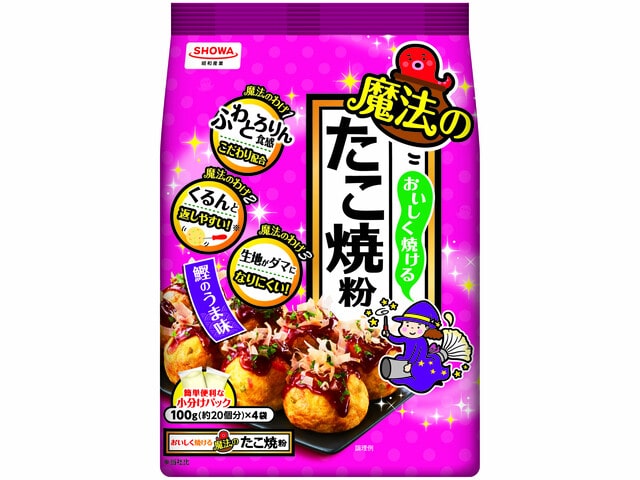 昭和産業おいしく焼ける魔法のたこ焼粉400g※軽(ご注文単位6個)【直送品】