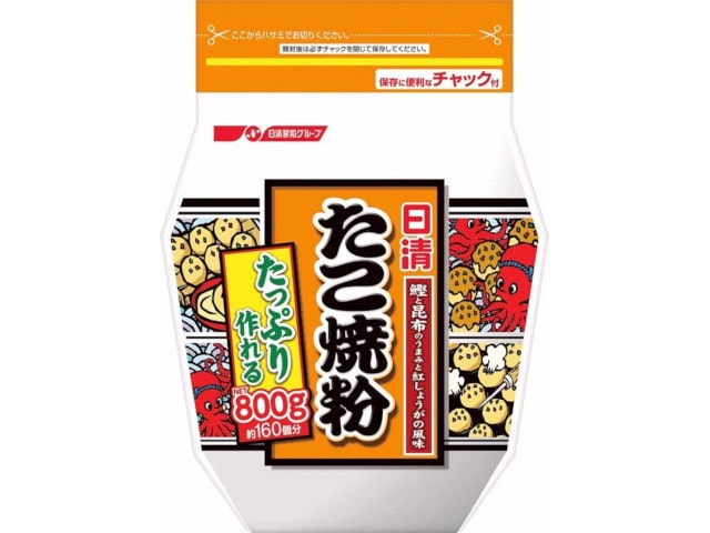 日清フーズたこ焼粉800g※軽(ご注文単位9個)【直送品】