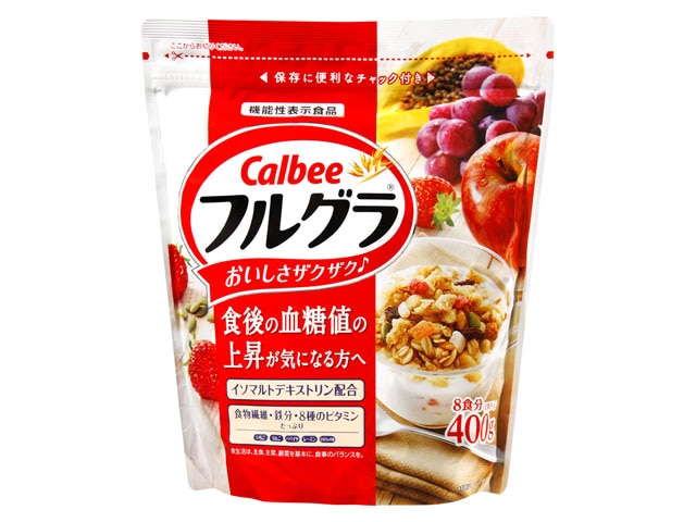 カルビーフルグラ食後血糖値が気になる方400g※軽(ご注文単位8個)【直送品】