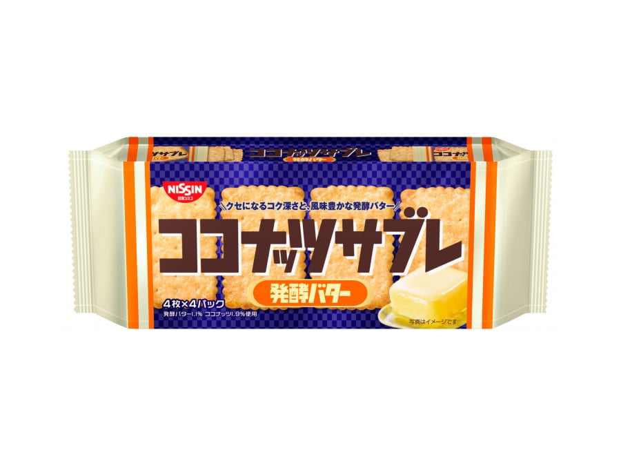 日清シスコココナッツサブレ発酵バター16枚※軽(ご注文単位12個)【直送品】