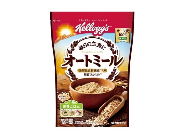 日本ケロッグオートミール330g※軽(ご注文単位6個)【直送品】