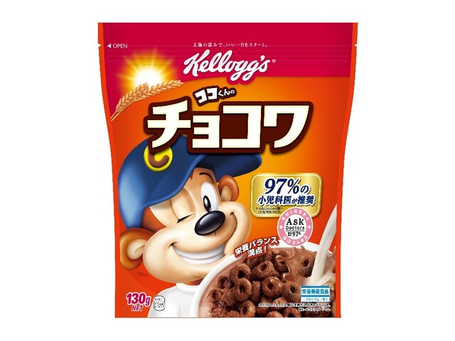 日本ケロッグチョコワ130g※軽(ご注文単位6個)【直送品】