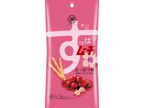 湖池屋スティックすっぱムーチョさっぱり梅34g※軽(ご注文単位6個)【直送品】
