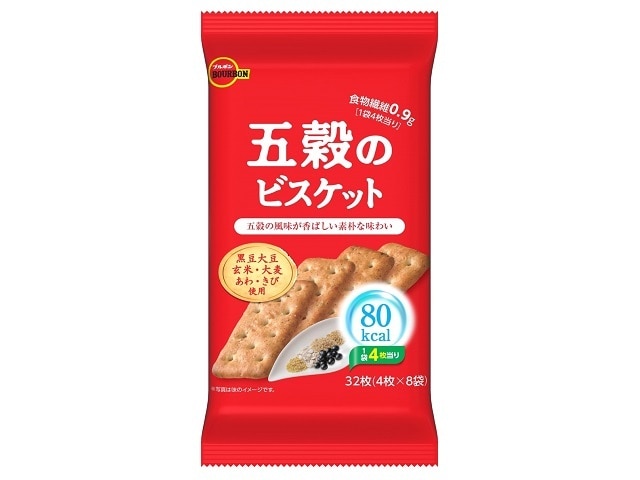 ブルボン五穀のビスケット32枚※軽(ご注文単位6個)【直送品】