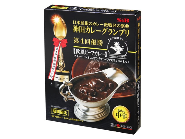 S&Bエスビー神田カレー100時間BR欧風ビーフ※軽(ご注文単位5個)【直送品】