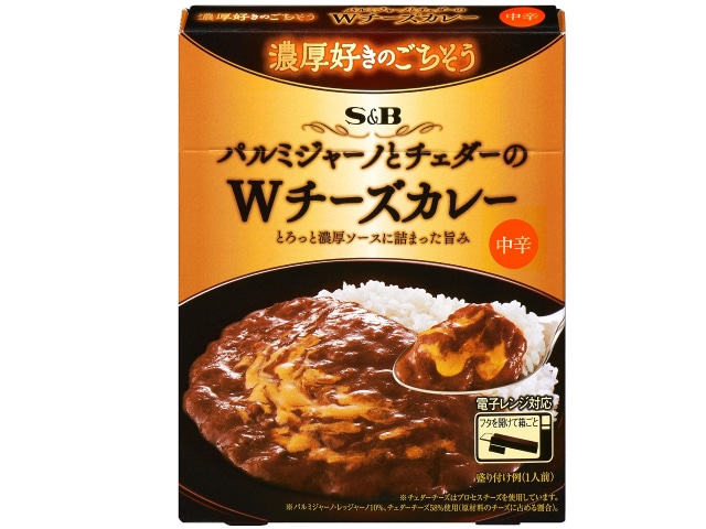 S&Bエスビー濃厚好きのごちそうWチーズカレー※軽(ご注文単位6個)【直送品】