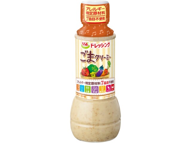 SSKごまクリーミードレ調味料不使用300ml※軽(ご注文単位12個)【直送品】