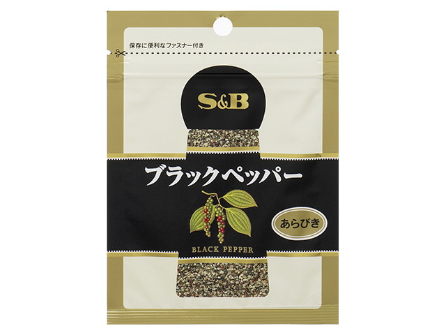 S&Bエスビーブラックペッパーあらびき袋33g※軽(ご注文単位10個)【直送品】