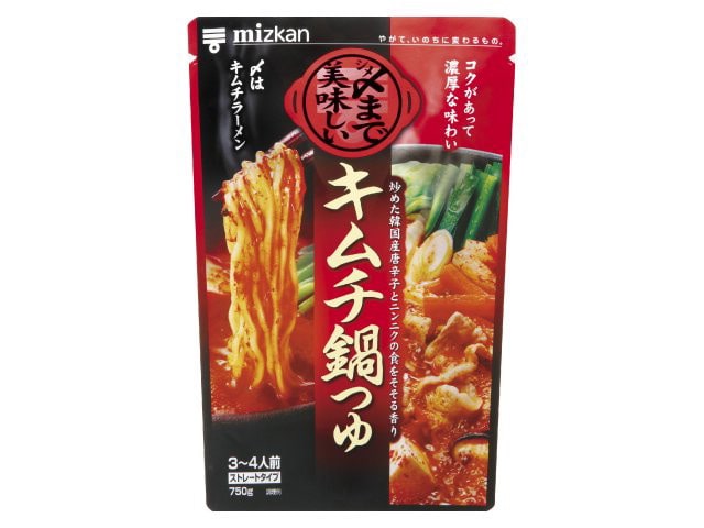 ミツカン〆まで美味しいキムチ鍋つゆST750g※軽(ご注文単位12個)【直送品】