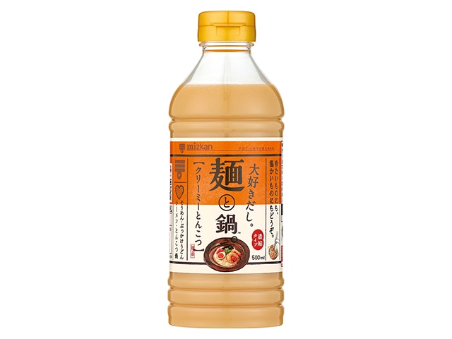 ミツカン大好きだし麺鍋クリーミーとんこつ500ml※軽(ご注文単位12個)【直送品】