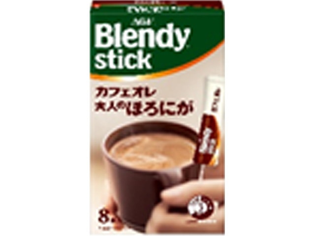 AGFブレンディスティックカフェオレほろにが8本※軽(ご注文単位6個)【直送品】