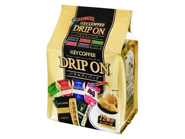 キーコーヒードリップオンバラエティーパック8g12袋 ※軽(ご注文単位6個)【直送品】