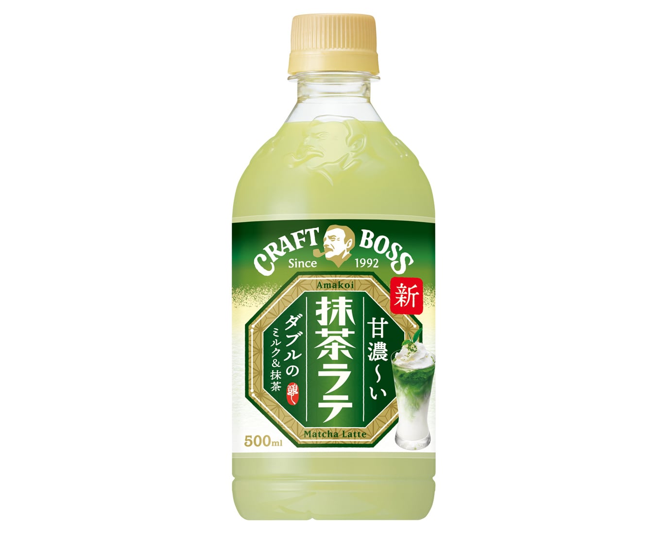 サントリークラフトボス抹茶ラテペット500ml※軽(ご注文単位24個)【直送品】