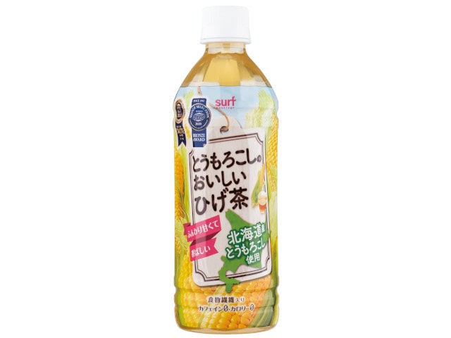 サーフとうもろこしのおいしいひげ茶ペット500ml※軽(ご注文単位24個)【直送品】