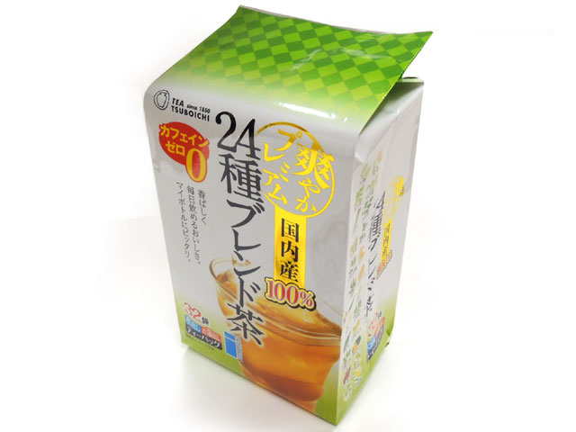 つぼ市国内産24種ブレンド茶ティーバッグ4g32袋 ※軽(ご注文単位8個)【直送品】