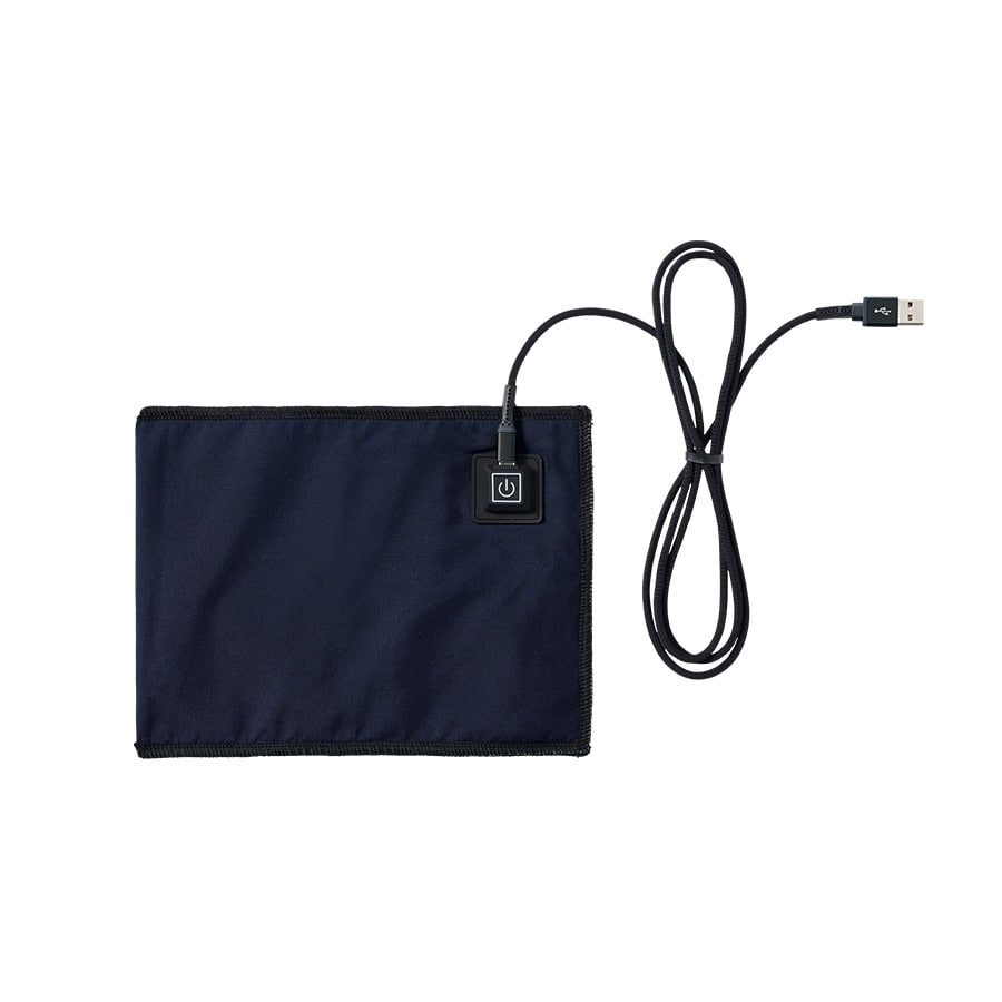 MARKLESS STYLE USBホットマット ネイビー TR-1281-006 1枚(ご注文単位1枚)【直送品】
