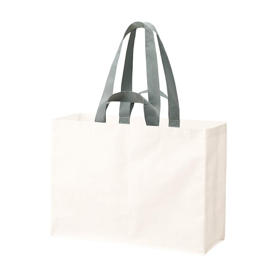 MARKLESS STYLE ビッグスクエアレジャートート ホワイト TR-1275-044 1枚（ご注文単位1枚）【直送品】