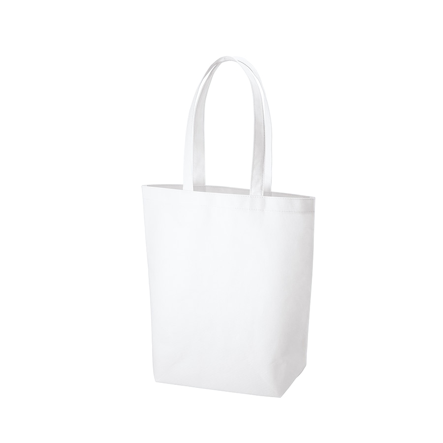 MARKLESS STYLE 再生不織布 バッグ M ナチュラルホワイト TR-1184-044 1枚(ご注文単位1枚)【直送品】
