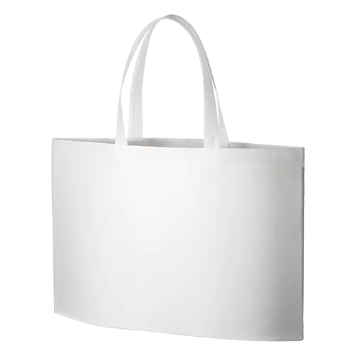 MARKLESS STYLE 不織布 イベントバッグガゼットマチ付 ナチュラルホワイト TR-0629-044 1枚（ご注文単位1枚）【直送品】