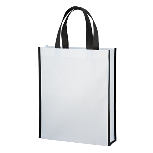 MARKLESS STYLE 不織布 A4スクエアトート コンビカラー ナイトブラック TR-1085-009 1枚（ご注文単位1枚）【直送品】