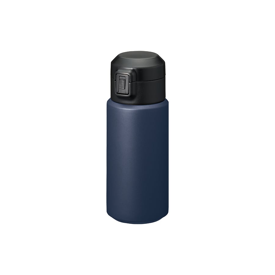 MARKLESS STYLE Zalatto ワンタッチサーモボトル 350ml ネイビー TS-1814-006 1個(ご注文単位1個)【直送品】