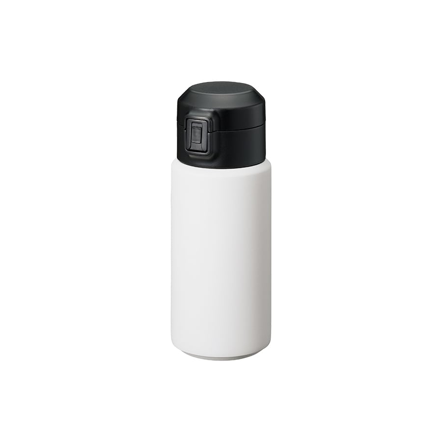 MARKLESS STYLE Zalatto ワンタッチサーモボトル 350ml ホワイト TS-1814-044 1個(ご注文単位1個)【直送品】