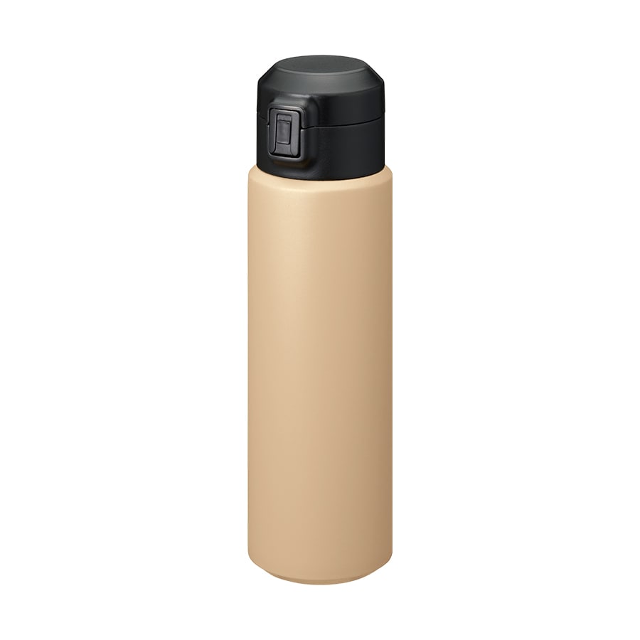 MARKLESS STYLE Zalatto ワンタッチサーモボトル 500ml ベージュ TS-1815-028 1個(ご注文単位1個)【直送品】