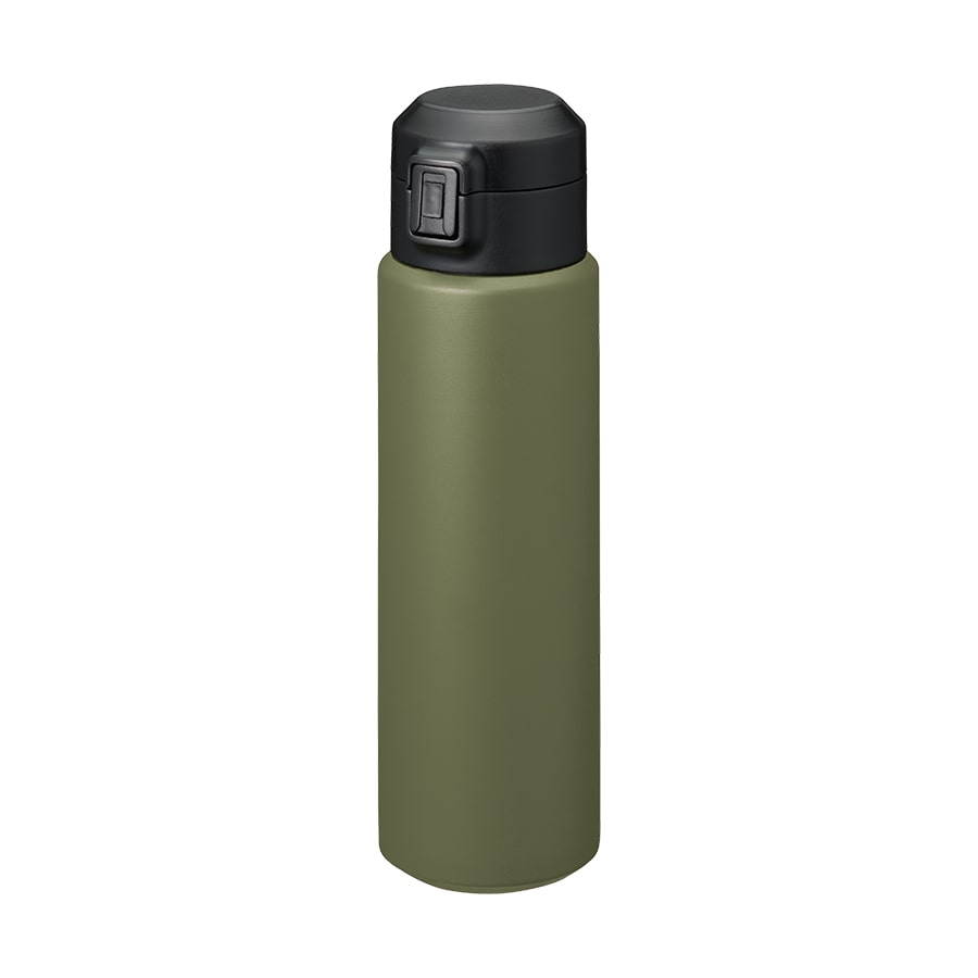MARKLESS STYLE Zalatto ワンタッチサーモボトル 500ml カーキ TS-1815-025 1個(ご注文単位1個)【直送品】